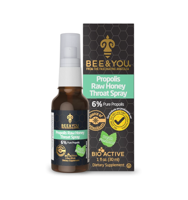 Bee&You Spray do gardła z propolisem i miodem